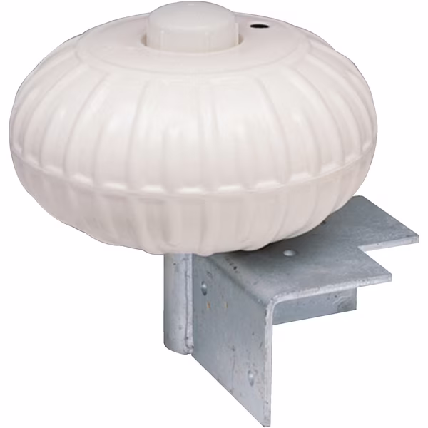 Dock Pro Inflatable Dock Wheel, White Corner Mount, 6